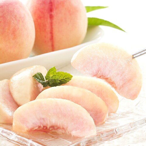 【予約】山形県産 白桃 2kg (秀品/柔らかめ/5玉〜8玉入り/クール冷蔵) もも 桃 ギフト 贈り物 お取り寄せ_3