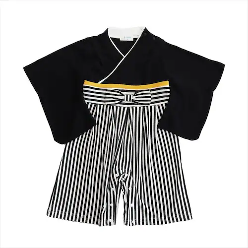 袴 ロンパース 男の子 通販 はかま ハカマ 赤ちゃん 100日祝い お宮参り 百日祝い お食い初め 出産祝い 命名式 初節句 男児袴ロンパース 家紋無し 725011 ベビードレス セレモニードレス_1