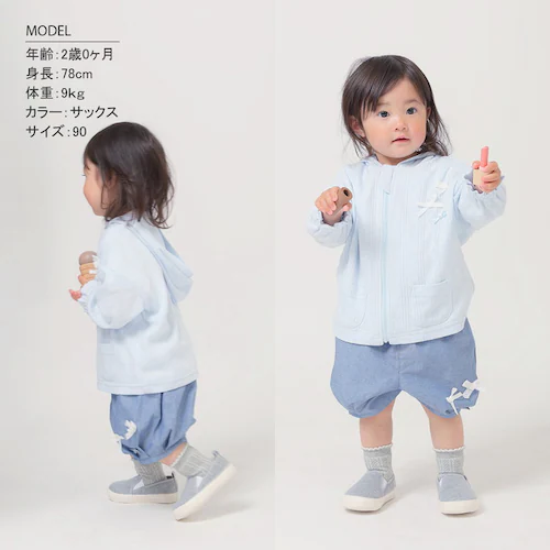 夏 薄手 パーカー キッズ 綿100 通販 ジップアップパーカー 前開き 綿100% コットン100 子供 パターンメッシュ かわいい おしゃれ 女の子 可愛い ガールズ 子供服 子ども服 ベビー服 _1