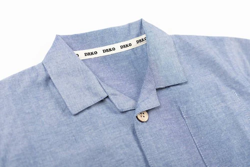 半袖 襟付き シャツ キッズ 通販 半袖シャツ 前開きシャツ ダンガリーシャツ 前開き 子供 おしゃれ かわいい 男の子 羽織り カジュアル 可愛い オシャレ ボーイズ 子供服 子ども服 ベビー服 A_3