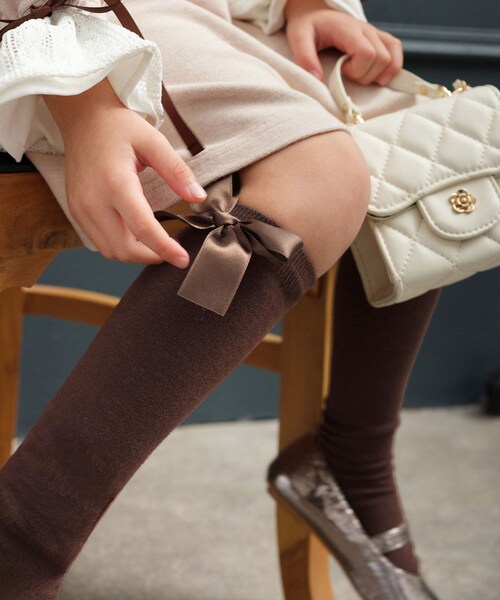 キッズ ハイソックス 女の子 通販 Rora ローラ 子供服 エマリー リボン 靴下 長靴下 ソックス くつ下 膝下 子供 こども フォーマル 入園式 卒園式 入学式 卒業式 おしゃれ かわいい オシ_12