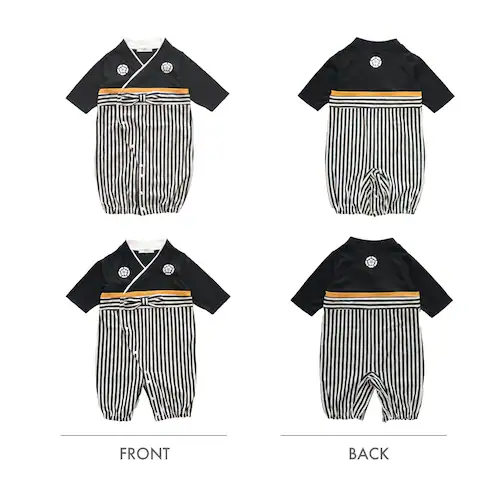 袴 ロンパース 男の子 通販 はかま ハカマ 赤ちゃん 100日祝い お宮参り 百日祝い お食い初め 出産祝い ドレスオール ツーウェイオール 男児はかま兼用ドレス 715007 ベビードレス セレモ_2