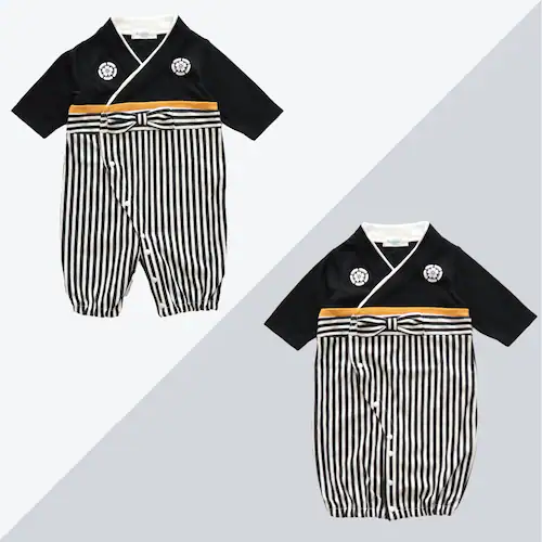 袴 ロンパース 男の子 通販 はかま ハカマ 赤ちゃん 100日祝い お宮参り 百日祝い お食い初め 出産祝い ドレスオール ツーウェイオール 男児はかま兼用ドレス 715007 ベビードレス セレモ_7