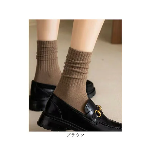 ソックス リブ 通販 靴下 リブソックス パイルソックス くつ下 くつした diamond hearts ダイヤモンドハーツ レディース メンズ 無地 シンプル レッグウェア おしゃれ オシャレ ファ_9