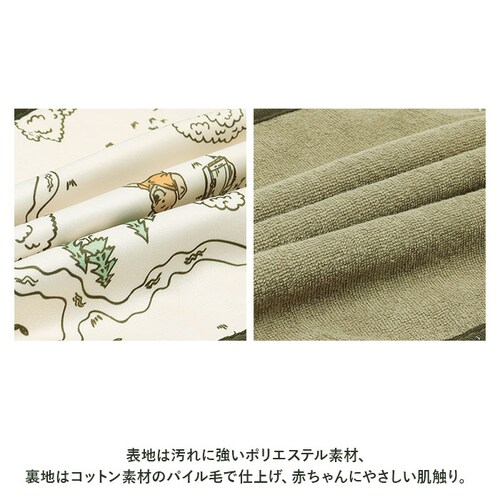 抱っこ紐 よだれカバー 通販 抱っこひも カバー よだれ だっこ紐 だっこひも 抱っこ紐カバー よだれパッド 涎 パッド 肩紐 胸当て 一体型 面ファスナー 痛くない 肩ひも 汚れ防止 お出かけ おで_8