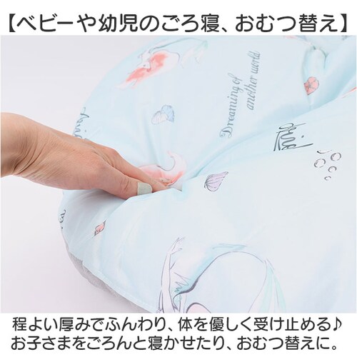 ミッキー 冷感 クッション キャラクター 丸 通販 ひんやりクッション ラウンドクッション 座布団 ラウンドマット ひんやりマット ひんやり 赤ちゃん 寝かせる おむつ替え ごろ寝マット ベビー お昼_4