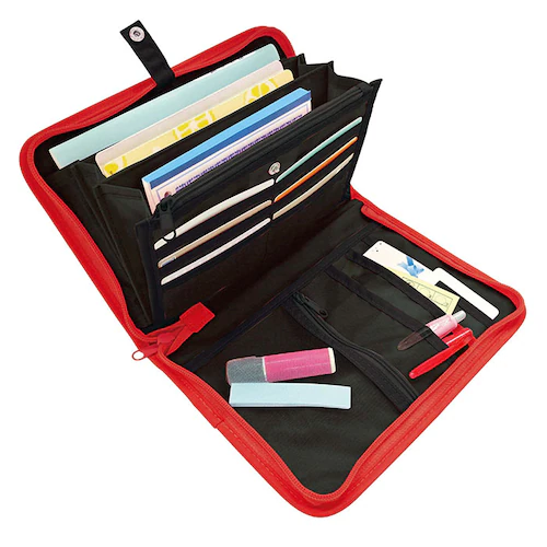 母子手帳ケース ジャバラ おしゃれ 通販 マルチケース ファスナー 母子手帳 ケース 大容量 かわいい シンプル 片面ジャバラ 抗菌 大容量 たっぷり 保険証 お薬手帳 通帳 もいもい MOI MOI_3