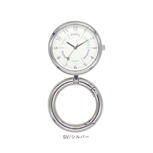 カラビナウォッチ 置き時計 2WAY アナログ 通販 スタンドウォッチ 置時計 懐中時計 時計 ウォッチ キーホルダー バッグチャーム カラビナ 軽量 軽い 小さい 小型 スタンドタイプ バッテリーと_12