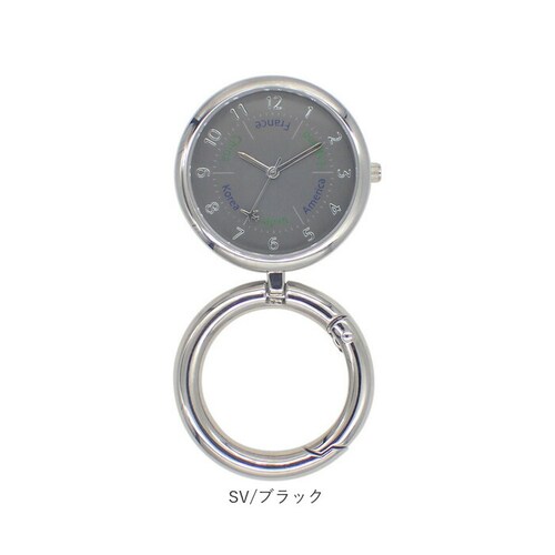 カラビナウォッチ 置き時計 2WAY アナログ 通販 スタンドウォッチ 置時計 懐中時計 時計 ウォッチ キーホルダー バッグチャーム カラビナ 軽量 軽い 小さい 小型 スタンドタイプ バッテリーと_14