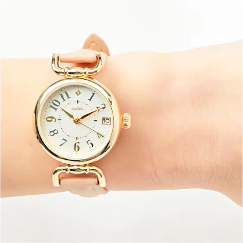 腕時計 レディース かわいい 通販 アイバニー フィールドワーク YM001 時計 リストウォッチ 日本製ムーブメント 合皮ベルト 革ベルト PUレザーベルト 日付 カレンダー おしゃれ 大人 可愛い_2