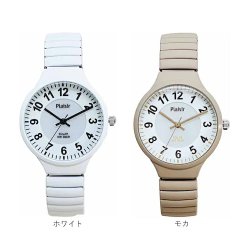 plaisir 時計 通販 腕時計 レディース ソーラー リストウォッチ リストウオッチ 3気圧防水 蓄光ダイヤル仕様 ニッケルフリー ソーラーウオッチ プレジール TSS-901 アナログ じゃばら_11