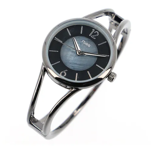 Plaisir プレジール 腕時計 レディース バングル 好評 バングルウォッチ ニッケルフリー ウォッチ シェル 見やすい きれい シンプル かわいい おしゃれ 大人 女性 ギフト 贈り物 就職 お_4