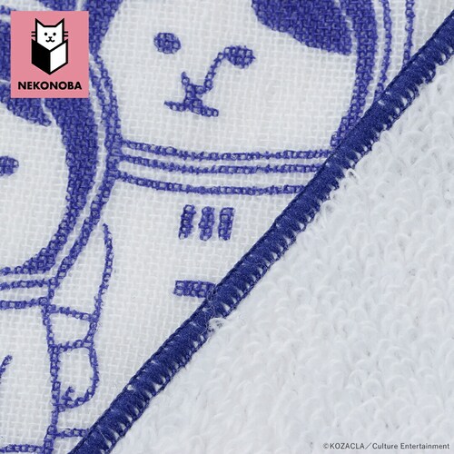 NEKONOBA 通販 ハンカチ ガーゼハンカチ NYANDOROID 柔らかガーゼ ネコノバ かわいい カワイイ ガーゼパイル生地 ハンカチタオル ハンドタオル ガーゼ 猫グッズ おしゃれ 持ち歩き_3