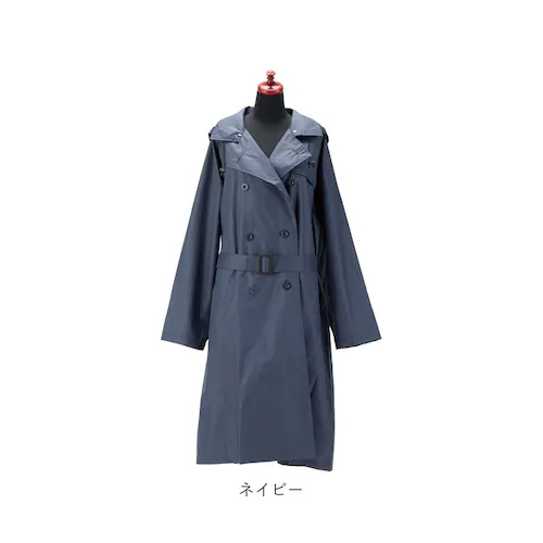 レインコート レディース ロング 通販 トレンチコート ロングコート コート アウター 通勤 春 合羽 カッパ 耐水 レインウェア 無地 おしゃれ シンプル かわいい レイングッズ【代引き不可】_13
