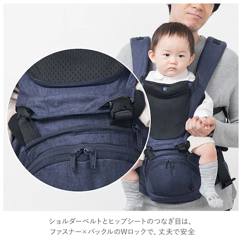 ヒップシート 抱っこ紐 通販 たためる 折りたためる Tran ダブルショルダー 便利グッズ 出産祝い ベビー用品 ベビーグッズ 赤ちゃん用品 ウエストキャリーバッグ パパグッズ 出産準備 孫 ウエス_4