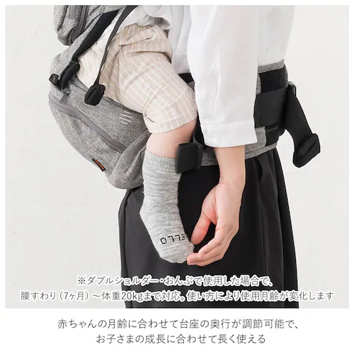 ヒップシート 抱っこ紐 通販 たためる 折りたためる Tran ダブルショルダー 便利グッズ 出産祝い ベビー用品 ベビーグッズ 赤ちゃん用品 ウエストキャリーバッグ パパグッズ 出産準備 孫 ウエス_9