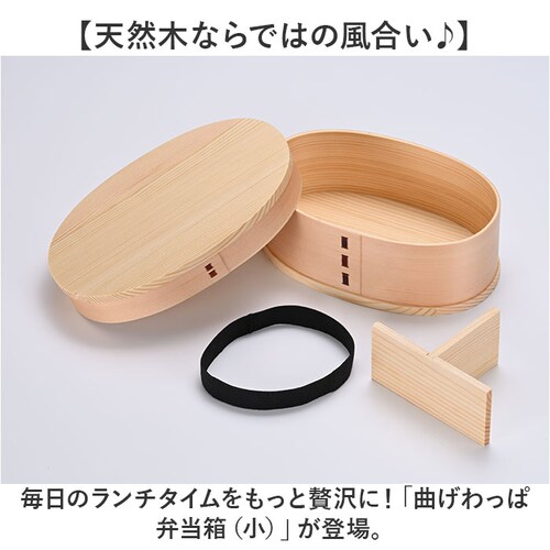 曲げわっぱ 弁当箱 640ml 通販 わっぱ弁当箱 お弁当箱 わっぱ ランチボックス 1段 大人用弁当箱 曲げわっぱ弁当箱 小 ヒロショウ MWB-640 一段 小さめ 女子 大人 おしゃれ 仕切りあ_1