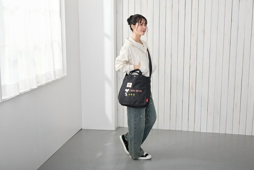 ���[�g�[�g �X�k�[�s�[ ROOTOTE 8441 �ʔ� �g�[�g�o�b�O �V�����_�[�o�b�O �΂߂����o�b�O ���f�B�[�X A4 �ʊw �ʋ� ���|�� �L�����o�X 2way �s�[�i�b�c Peanuts SNOO_2