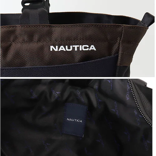 NAUTICA �m�[�e�B�J �g�[�g�o�b�O 370-7080 �ʔ� �V�����_�[�o�b�O ���|�� 2way �g�[�g�o�b�N �V�����_�[�o�b�N ��e�� ������� �L�����[�I���o�b�O ���f�B�[�X �����Y �o�b�O _14