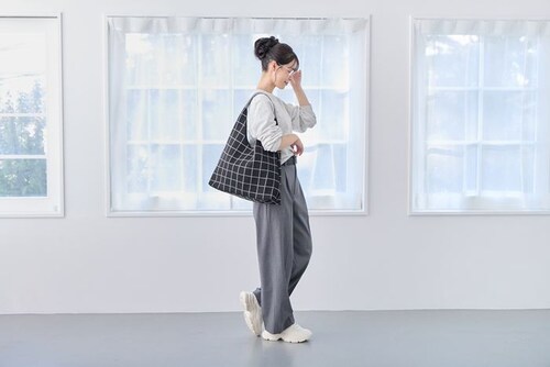 ROOTOTE ���[�g�[�g �g�[�g�o�b�O 3660 �ʔ� �g�[�g�o�b�N ���|���o�b�O �j�b�g�o�b�O �ʋ� �ʊw �傫�� A4 ���|�� ROUND ���E���h ������� ���킢�� �`�F�b�N�� �V���v�� ��_5