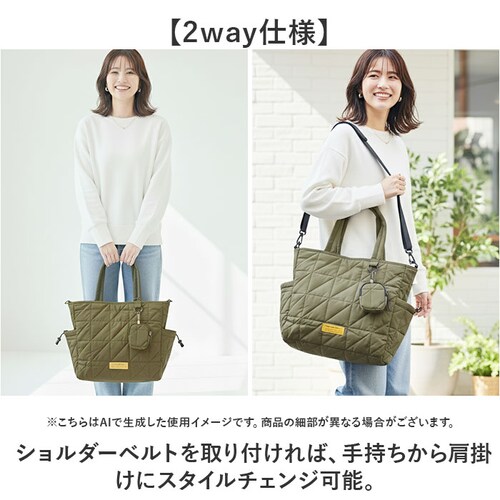 KiU トートバッグ キウ k477 通販 トートバック 斜めがけバッグ ショルダーバッグ マザーズバッグ レディース メンズ 大きめ A4 大容量 通勤 通学 撥水 軽量 軽い ファスナー付き 肩掛_4