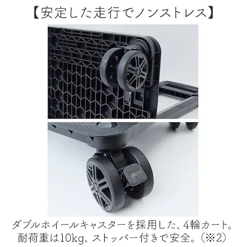 cocoro コ・コロ カート お買い物 4輪 2way 通販 お買い物カート ショッピングカート キャリーカート キャリーバッグ キャリーバック 買い物 買物 上品 刺繍 撥水 ポケット 使いやすい_8