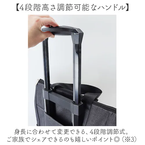 cocoro コ・コロ カート お買い物 4輪 2way 通販 お買い物カート ショッピングカート キャリーカート キャリーバッグ キャリーバック 買い物 買物 上品 刺繍 撥水 ポケット 使いやすい_9