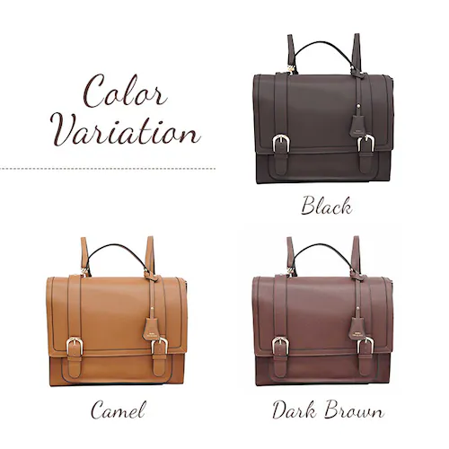 サッチェルバッグ 3way 通販 サッチェル バッグ リュック ショルダーバッグ トートバッグ 通学 学生 A4 レディース 大きめ 横型 レトロ おしゃれ 大人 合皮 肩掛け 斜めがけ きれいめ 学_6