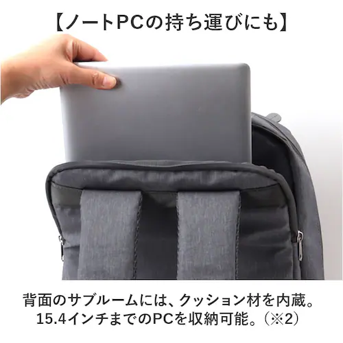 アネロ リュック anello GTB4973 通販 anelloGRANDE アネログランデ リュックサック バックパック デイパック メンズ レディース 大容量 A4 通勤 通学 撥水 きれいめ _6