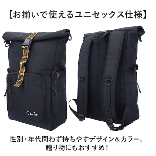 Fender フェンダー リュック 大容量 6056 通販 リュックサック デイパック バックパック 軽量 軽い 大きめ かぶせ かぶせタイプ ロールトップ シンプル 通勤 通学 アウトドア キャンプ_12