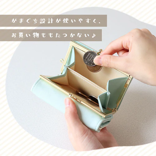 財布 ちいかわ 三つ折り 通販 三つ折り財布 がまぐち サイフ がま口財布 がまぐち財布 お財布 がま口 さいふ 折りたたみ財布 レディース 女の子 女子高生 キャラクター かわいい 高校生 中学生 _3