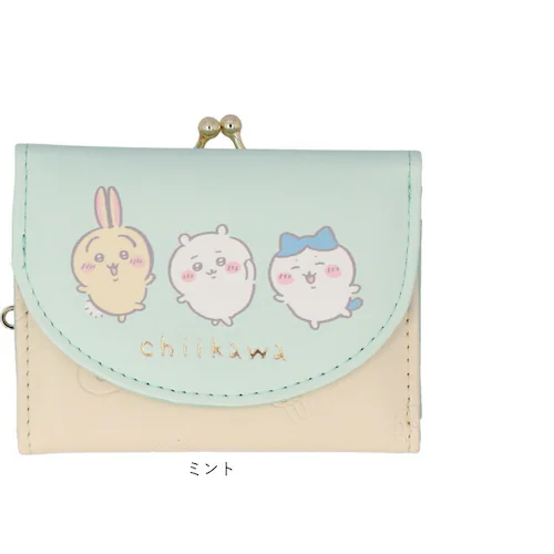財布 ちいかわ 三つ折り 通販 三つ折り財布 がまぐち サイフ がま口財布 がまぐち財布 お財布 がま口 さいふ 折りたたみ財布 レディース 女の子 女子高生 キャラクター かわいい 高校生 中学生 _10