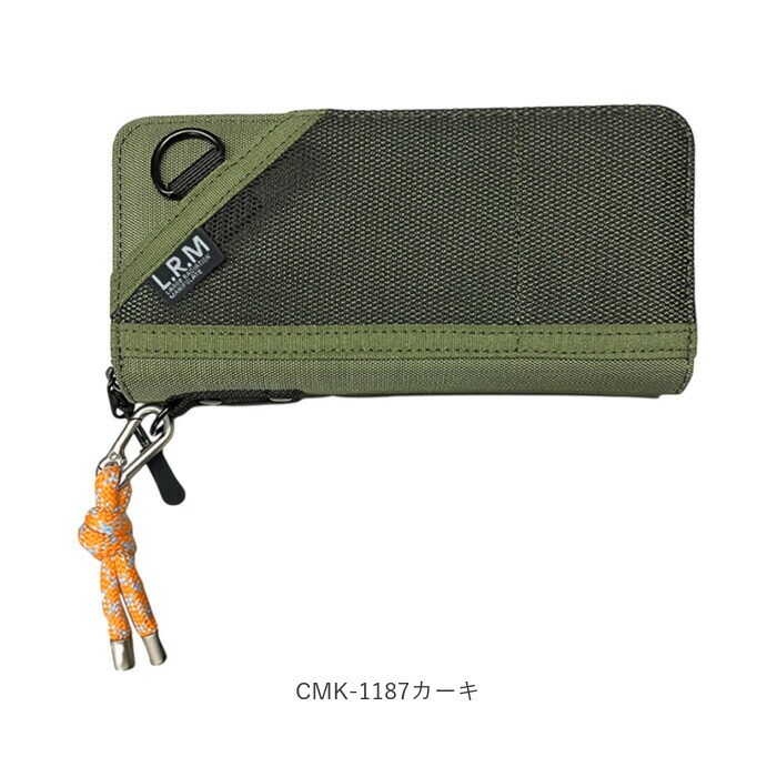 CMK-1187カーキ LRM 財布 CMK-1187 通販 メンズ 長財布 ながさいふ 長