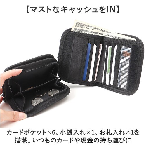 二つ折り財布 メンズ 通販 ウォレット 財布 サイフ さいふ ストラップ付 二つ折り コンパクト シンプル カジュアル おしゃれ メンズ財布 ミニウォレット ミニ財布 メンズウォレット 大人 高校生 _3