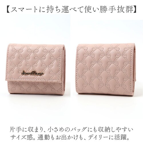 IVORY 三つ折り財布 レディース 通販 財布 三つ折り 3つ折り財布 ミニ財布 コンパクト財布 さいふ サイフ 小銭入れあり ボックス型小銭入れ 333105 おしゃれ かわいい 女性 女子 通勤_2