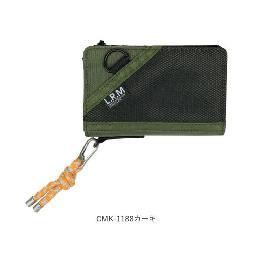 LRM 財布 CMK-1188 通販 メンズ 二つ折り財布 2つ折り財布 お財布 折り財布 折りたたみ財布 小銭入れあり L字ファスナー さいふ サイフ カラビナ付き 使いやすい 男性 男子 キッズ _11