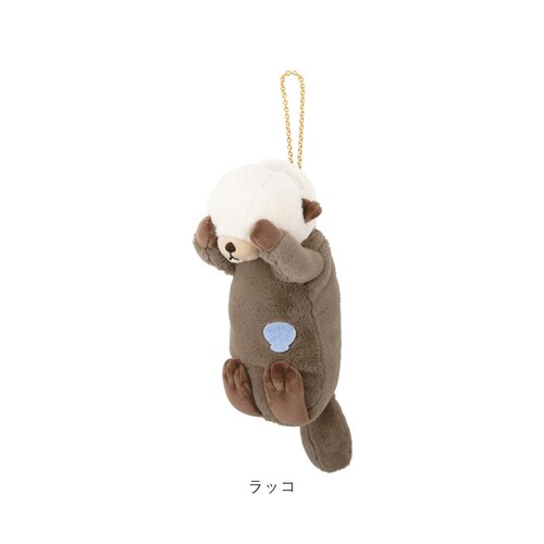 シバイヌ パスケース リール付き ぬいぐるみ 通販 定期入れ パスポーチ カード ホルダー カードケース カードホルダー リール ストラップ ICカード キーホルダー 伸びる やわらかい くびねっこ _9