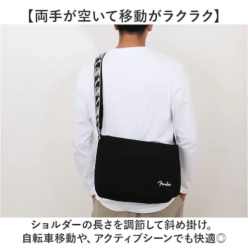 fender �t�F���_�[ �o�b�O 950-6004 �ʔ� �V�����_�[�o�b�O �{�f�B�o�b�O �΂߂����o�b�O �V�����_�[�o�b�N ���b�Z���W���[�o�b�O �t���b�v �z �R�b�g�� ���z ������ B5 �u�����h _4