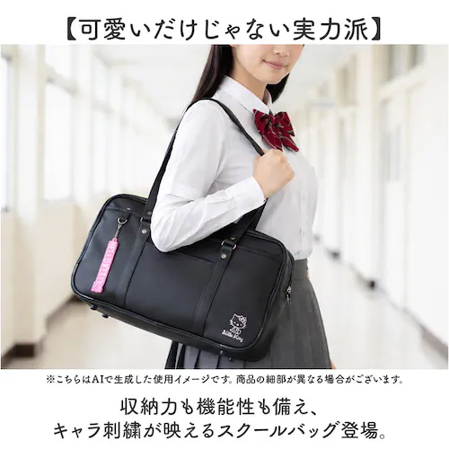 スクールバッグ 合皮 キャラクター 通販 スクールバック スクバ サブバ 通学バッグ 通学かばん 通学カバン 通塾 大きめ 大容量 A4 B4 女子 男子 高校生 中学生 女子高生 可愛い おしゃれ _1
