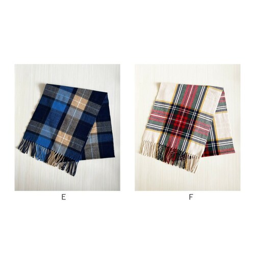 マフラー レディース 大きめ 柔らかい 通販 ストール 大判 大判ストール チェック柄 チェックマフラー フリンジマフラー えりまき 襟巻き 衿巻き ボリューム ふわふわ 女性 女子 高校生 女子高生_18