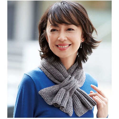 ニットマフラー 通販 巻物 ネックウォーマー 防寒 寒さ対策 首周り 女性 レディース 差し込み かわいい 可愛い 暖かい おしゃれ お洒落 コンパクト ギフト 通勤 通学 キャンプ コジット COG_3