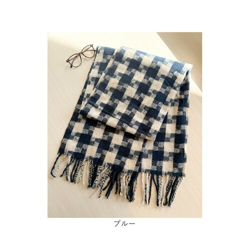 マフラー レディース 大きめ 柔らかい 通販 大判ストール ストール 大判 チェックマフラー チェック柄 フリンジマフラー 衿巻き えりまき 襟巻き ボリューム ふわふわ 女性 女子 高校生 女子高生_12