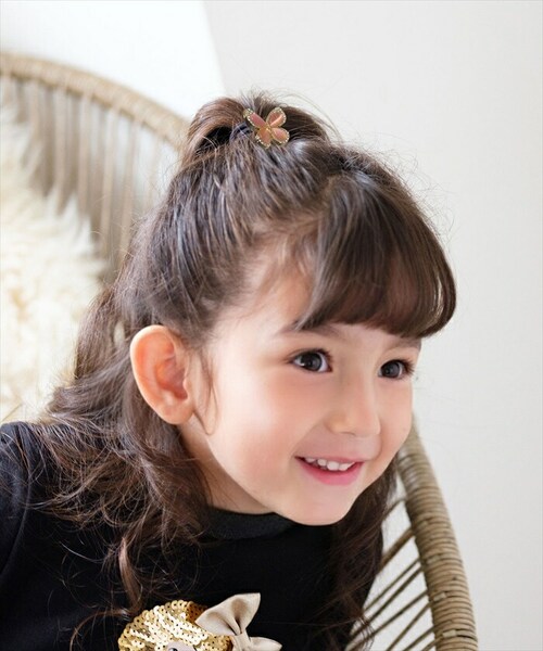 Rora ヘアゴム キッズ 通販 バタフライ ちょうちょ 蝶々 髪ゴム 髪飾り 髪どめ 髪留め ヘアアクセサリー 子供 子ども 女の子 大人 女子 発表会 結婚式 入学式 卒業式 フォーマル かわいい_4