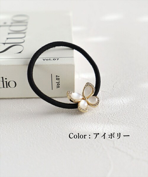 Rora ヘアゴム キッズ 通販 バタフライ ちょうちょ 蝶々 髪ゴム 髪飾り 髪どめ 髪留め ヘアアクセサリー 子供 子ども 女の子 大人 女子 発表会 結婚式 入学式 卒業式 フォーマル かわいい_8