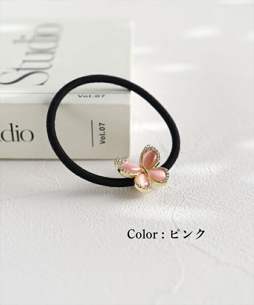 Rora ヘアゴム キッズ 通販 バタフライ ちょうちょ 蝶々 髪ゴム 髪飾り 髪どめ 髪留め ヘアアクセサリー 子供 子ども 女の子 大人 女子 発表会 結婚式 入学式 卒業式 フォーマル かわいい_9