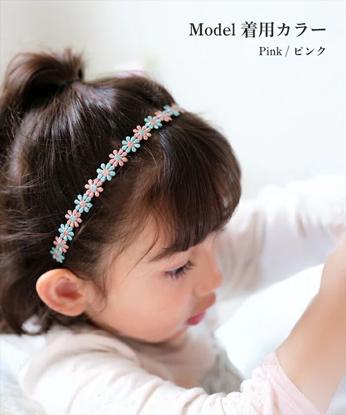 Rora カチューシャ キッズ 通販 ローラ パステル 髪飾り 髪留め 髪どめ ヘアアクセサリー ヘアバンド ヘッドドレス 子供 女の子 刺繍 フラワー お花 発表会 結婚式 入学式 卒業式 フォーマ_2