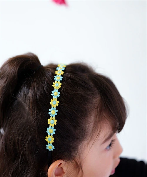 Rora カチューシャ キッズ 通販 ローラ パステル 髪飾り 髪留め 髪どめ ヘアアクセサリー ヘアバンド ヘッドドレス 子供 女の子 刺繍 フラワー お花 発表会 結婚式 入学式 卒業式 フォーマ_4