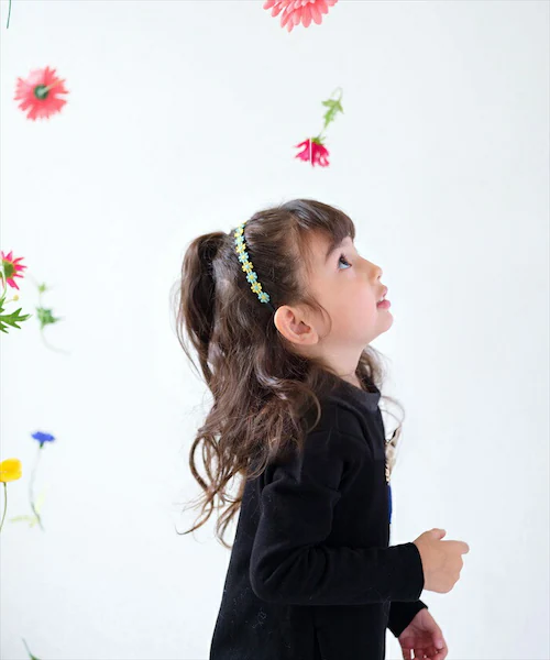 Rora カチューシャ キッズ 通販 ローラ パステル 髪飾り 髪留め 髪どめ ヘアアクセサリー ヘアバンド ヘッドドレス 子供 女の子 刺繍 フラワー お花 発表会 結婚式 入学式 卒業式 フォーマ_7