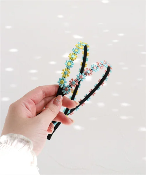 Rora カチューシャ キッズ 通販 ローラ パステル 髪飾り 髪留め 髪どめ ヘアアクセサリー ヘアバンド ヘッドドレス 子供 女の子 刺繍 フラワー お花 発表会 結婚式 入学式 卒業式 フォーマ_12