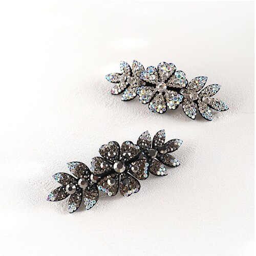 Rora バレッタ キッズ 通販 ローラ ルミエ 髪飾り 髪どめ 髪留め 大きめ キラキラ ラインストーン 女の子 子供 子ども こども フォーマル 卒園式 入学式 結婚式 発表会 七五三 パーティ _1